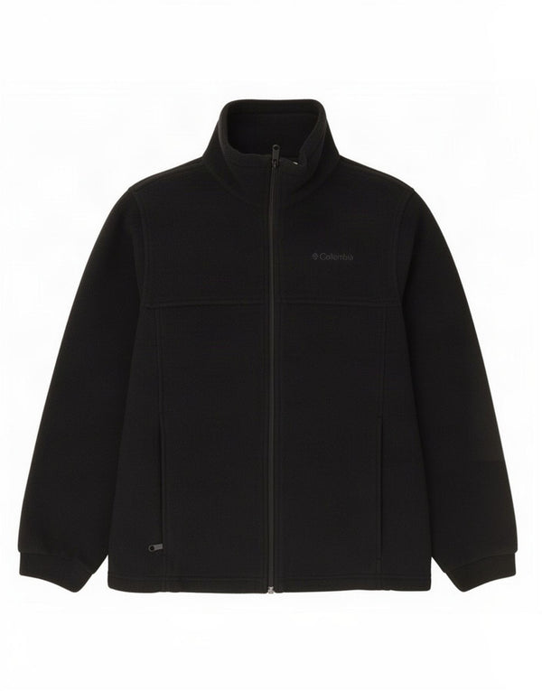 Columbia Girls Fleece Jacket 12-13 Years Black Polyester