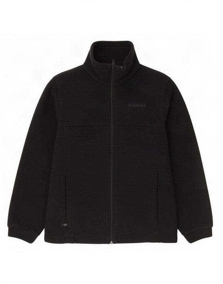 Columbia Girls Fleece Jacket 12-13 Years Black Polyester
