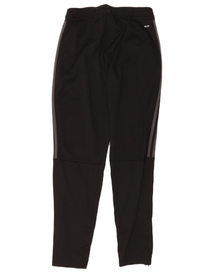 Adidas Womens Aeroready Tracksuit Trousers UK 14 Medium Black Polyester
