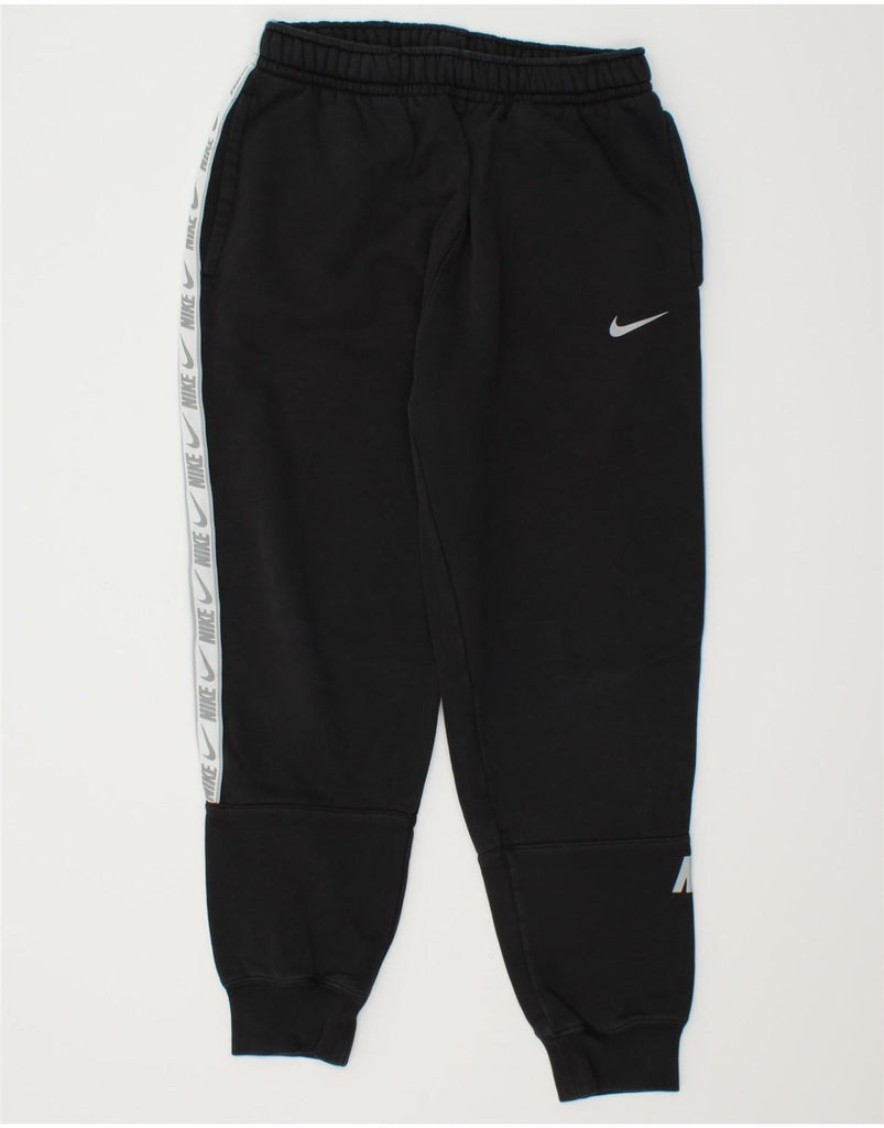 NIKE Mens Standard Fit Graphic Tracksuit Trousers Joggers Small Black Vintage Nike and Second-Hand Nike from Messina Hembry 