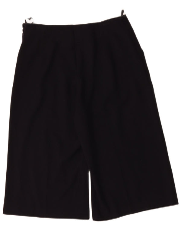 Marks & Spencer Womens Bermuda Shorts UK 10 Small W30  Navy Blue Polyester