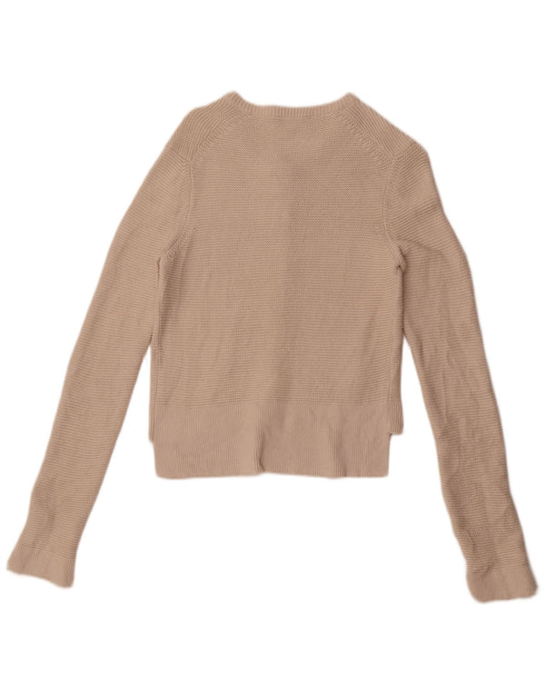 Zara Womens Cardigan Sweater UK 12 Medium White