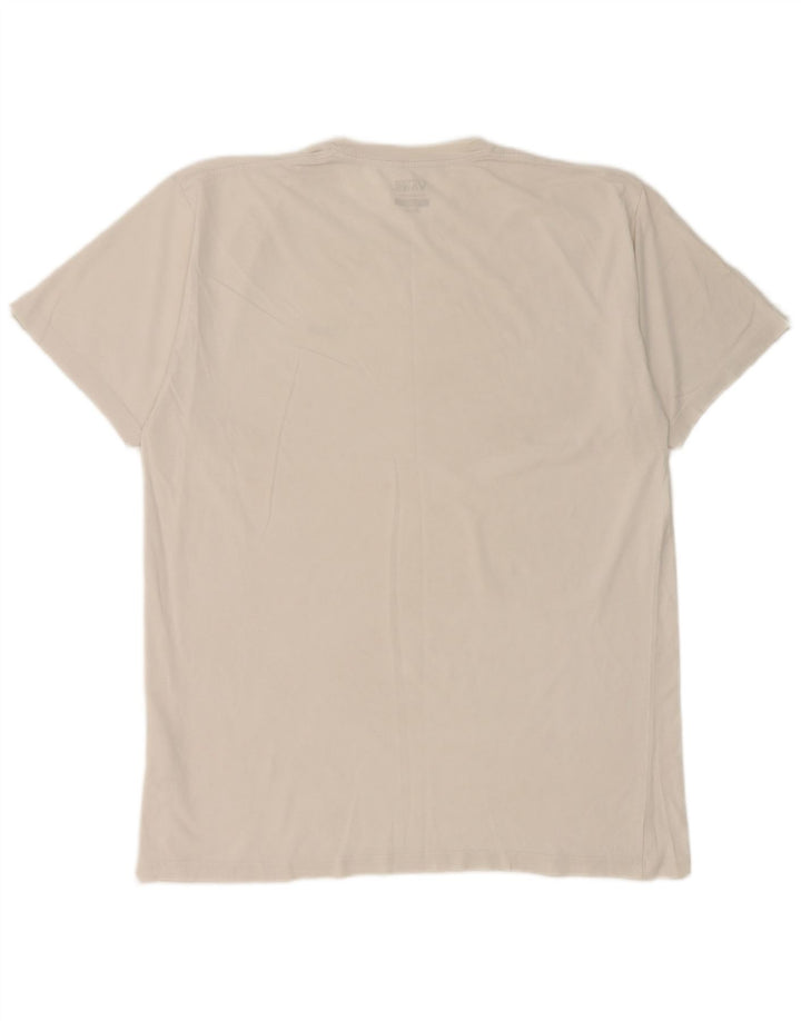 Vans Mens Classic Fit T-Shirt Top Large White Cotton