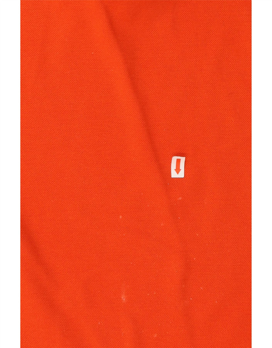 LACOSTE Mens Polo Shirt Size 5 Large Orange Cotton