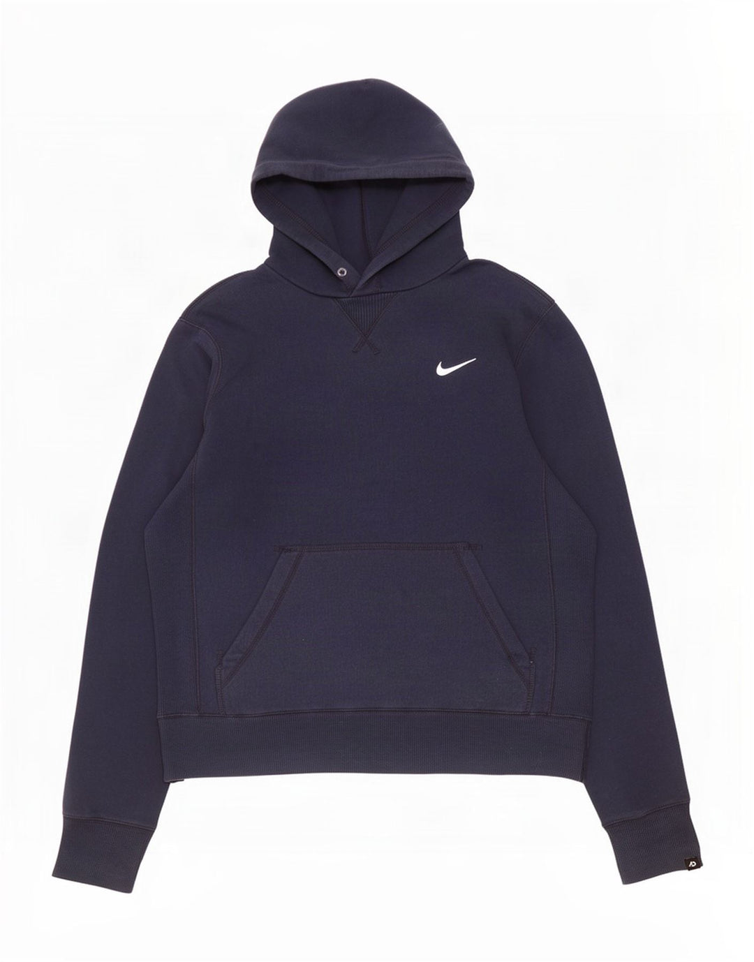 Nike Mens Hoodie Jumper Medium Navy Blue Cotton