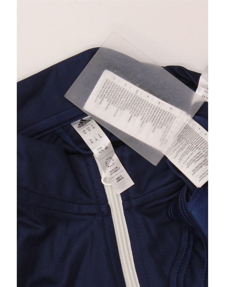 Adidas Mens Aeroready Tracksuit Top Jacket XL Navy Blue Polyester