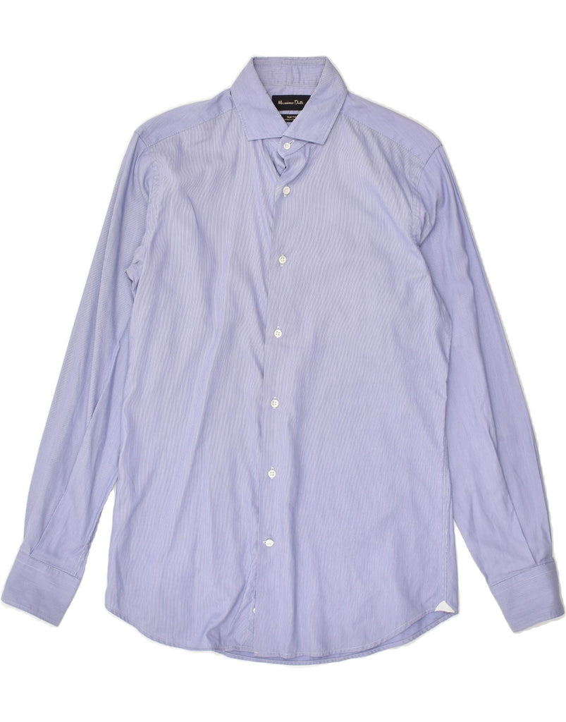 MASSIMO DUTTI Mens Slim Fit Shirt Size 38 Medium Purple | Vintage Massimo Dutti | Thrift | Second-Hand Massimo Dutti | Used Clothing | Messina Hembry 