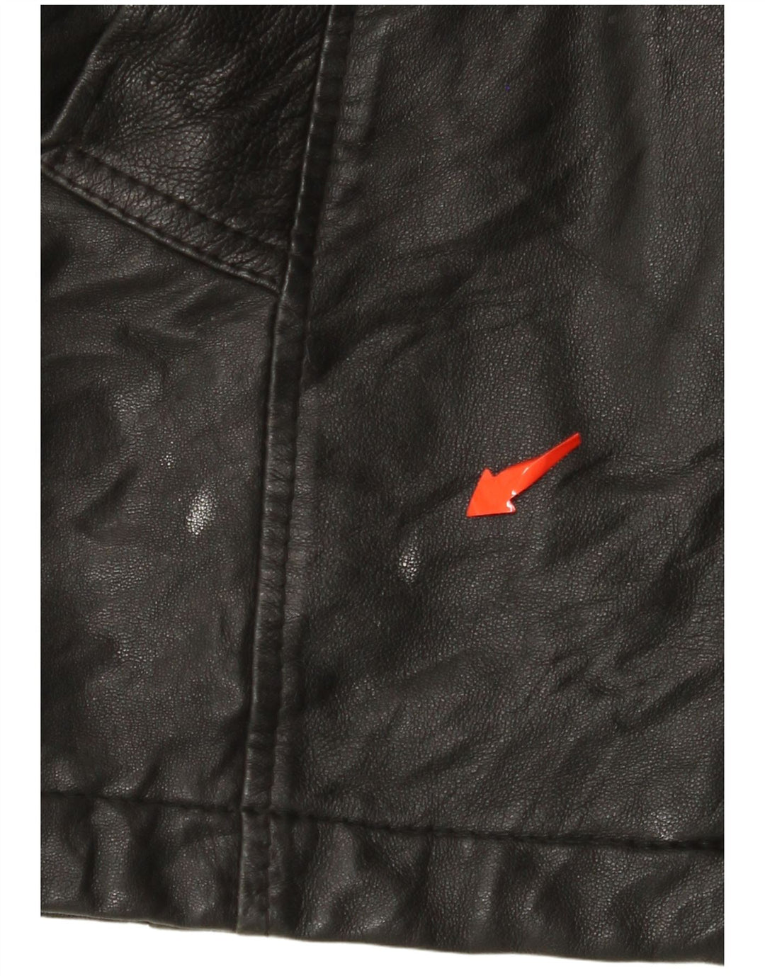 VINTAGE Mens Leather Jacket UK 38 Medium Black