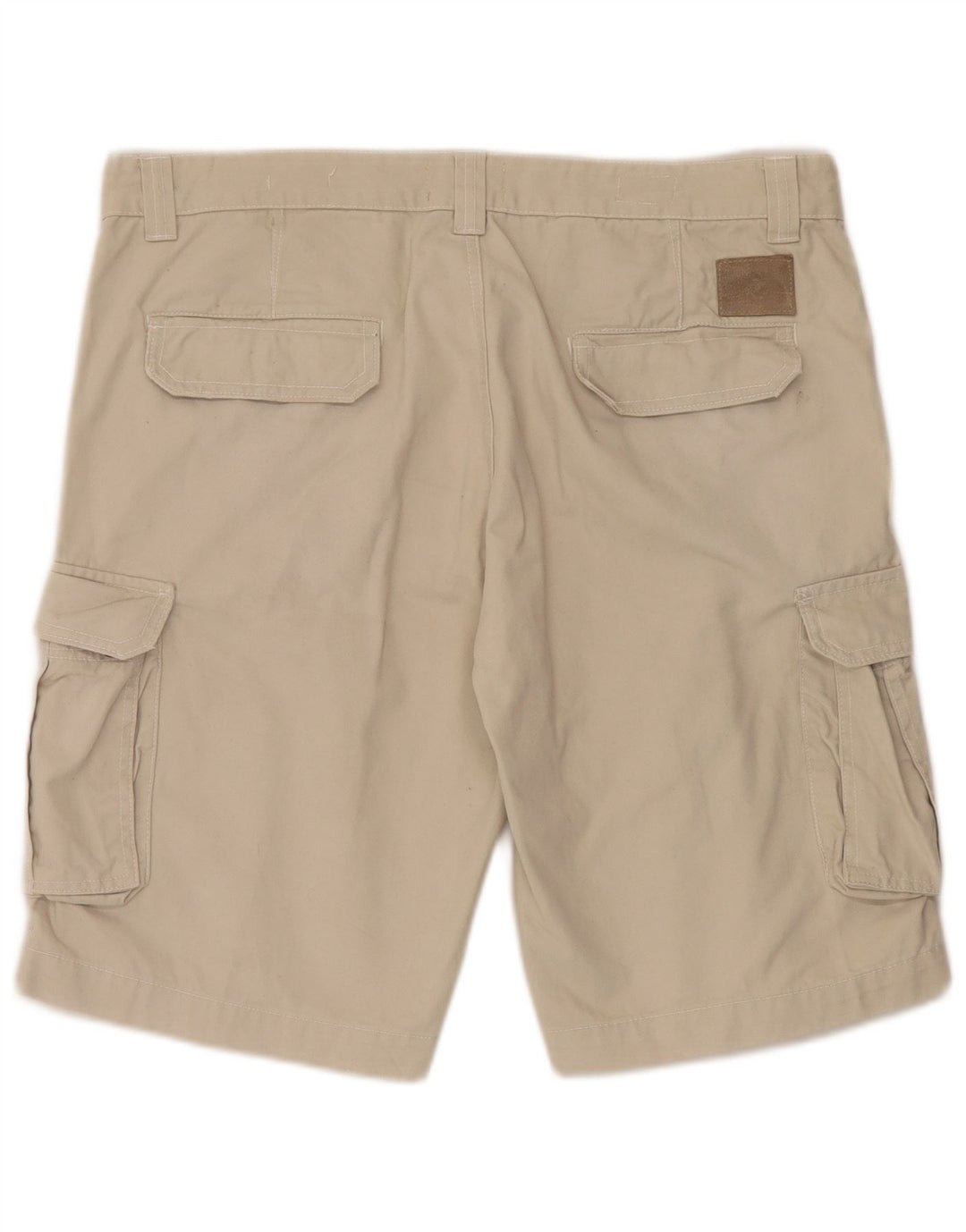 Vintage Mens Cargo Shorts W40 XL Beige Cotton