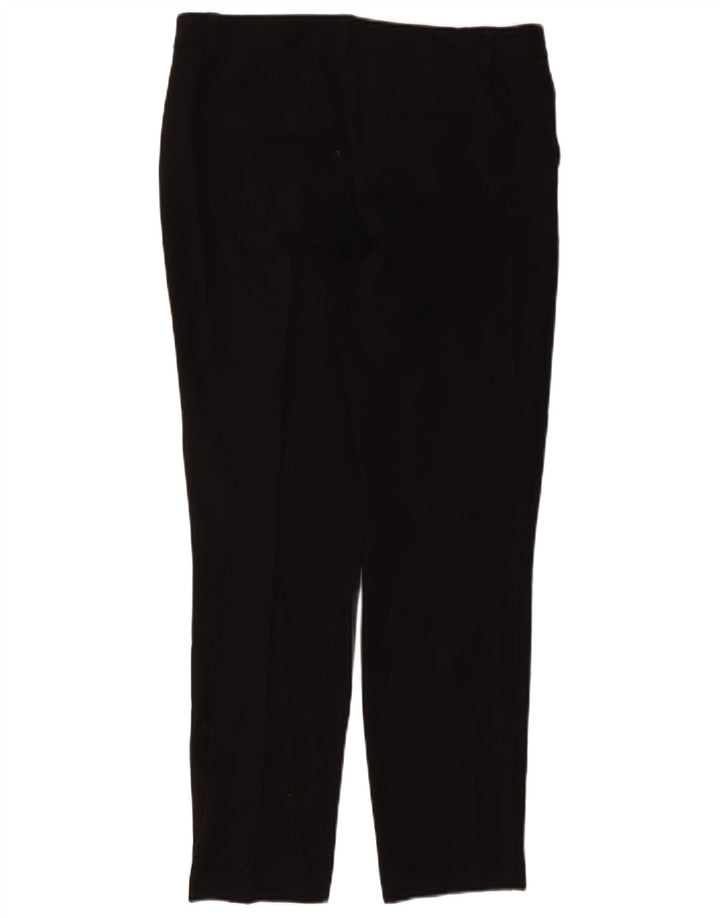 REISS Womens Slim Chino Trousers UK 12 Medium W32 L28 Black Polyester