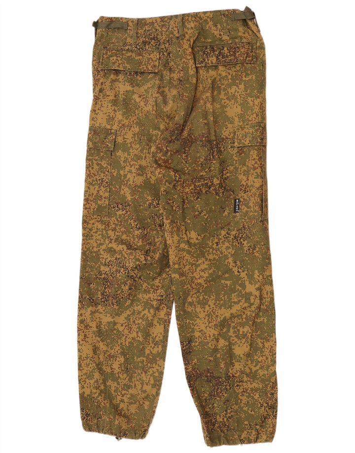 Mil-Tec Mens Joggers Cargo Trousers Medium W32 L32 Khaki Camouflage