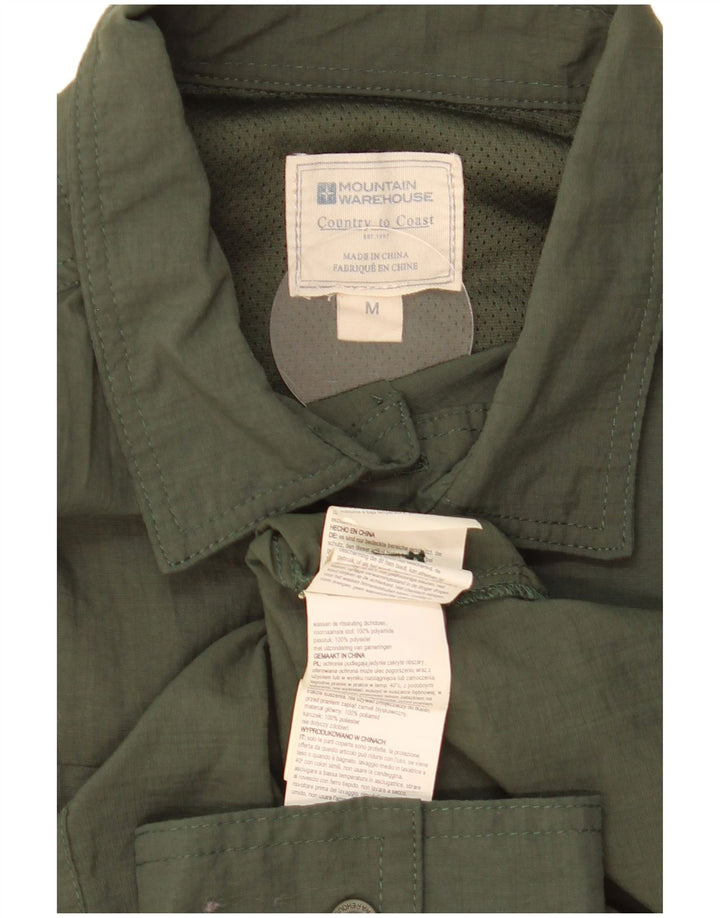 Mountain Warehouse Mens Shirt Medium Khaki Polyamide