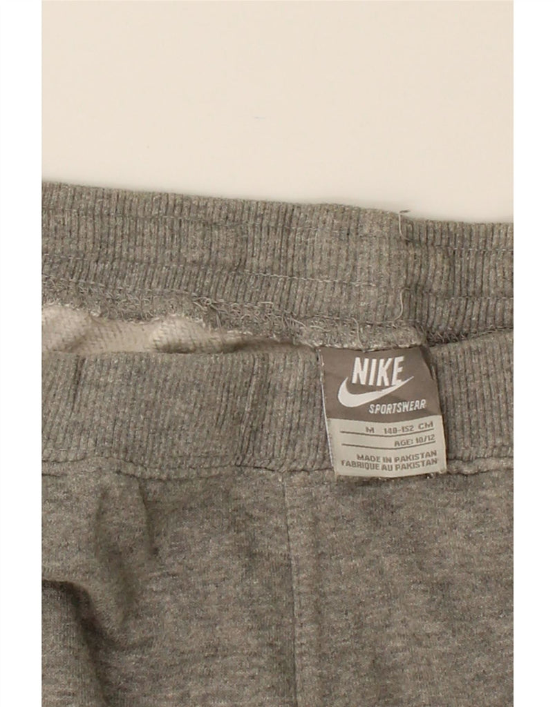 NIKE Boys Tracksuit Trousers 10-11 Years Medium Grey Cotton Vintage Nike and Second-Hand Nike from Messina Hembry 