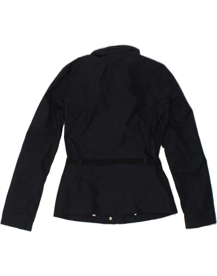 MARINA YACHTING Womens Utility Jacket IT 42 Medium Navy Blue Polyester Vintage Marina Yachting and Second-Hand Marina Yachting from Messina Hembry 