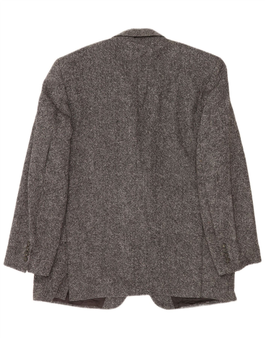 Burberry Mens 2 Button Blazer Jacket UK 40 Large Grey Flecked Wool