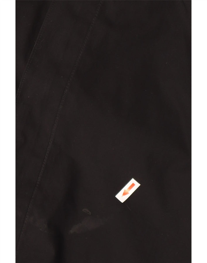 The North Face Mens Hooded Rain Jacket UK 44 2XL Black Polyester