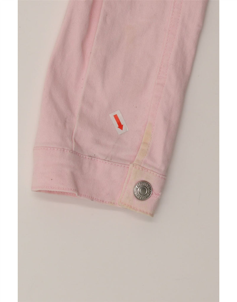 LEVI'S Girls Denim Jacket 7-8 Years Pink Cotton Vintage Levi's and Second-Hand Levi's from Messina Hembry 
