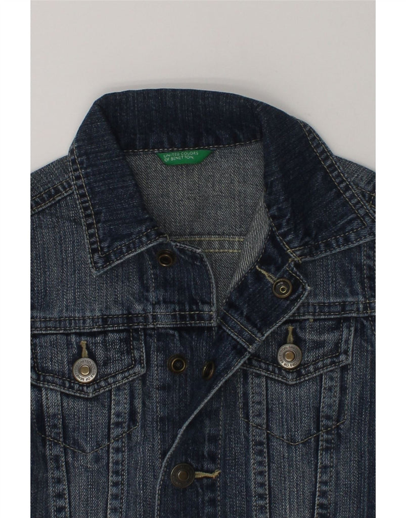 BENETTON Baby Boys Denim Jacket 12-18 Months Blue Cotton | Vintage Benetton | Thrift | Second-Hand Benetton | Used Clothing | Messina Hembry 