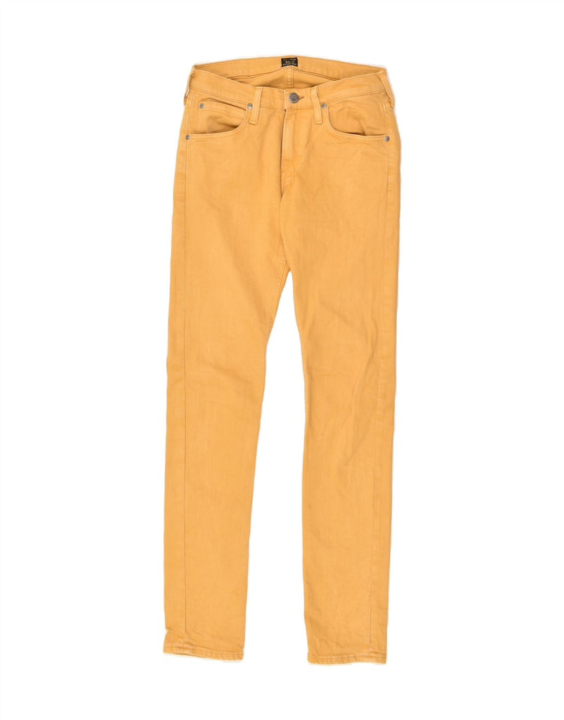 LEE Mens Skinny Jeans W28 L32 Yellow Cotton | Vintage Lee | Thrift | Second-Hand Lee | Used Clothing | Messina Hembry 