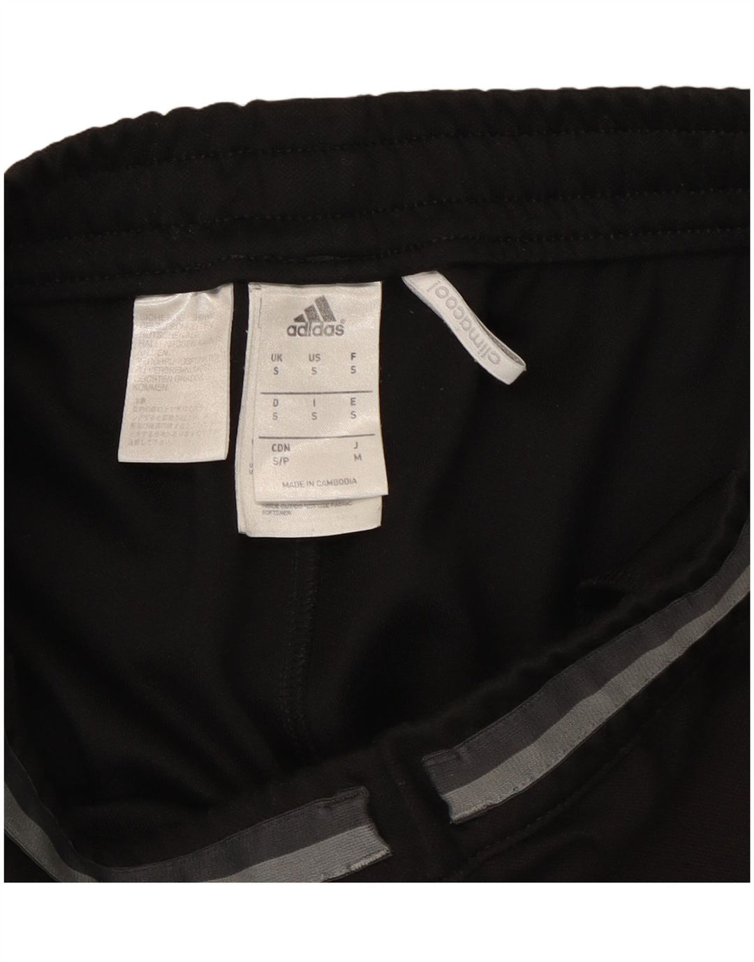 Adidas Mens Climacool Tracksuit Trousers Small  Black Polyester