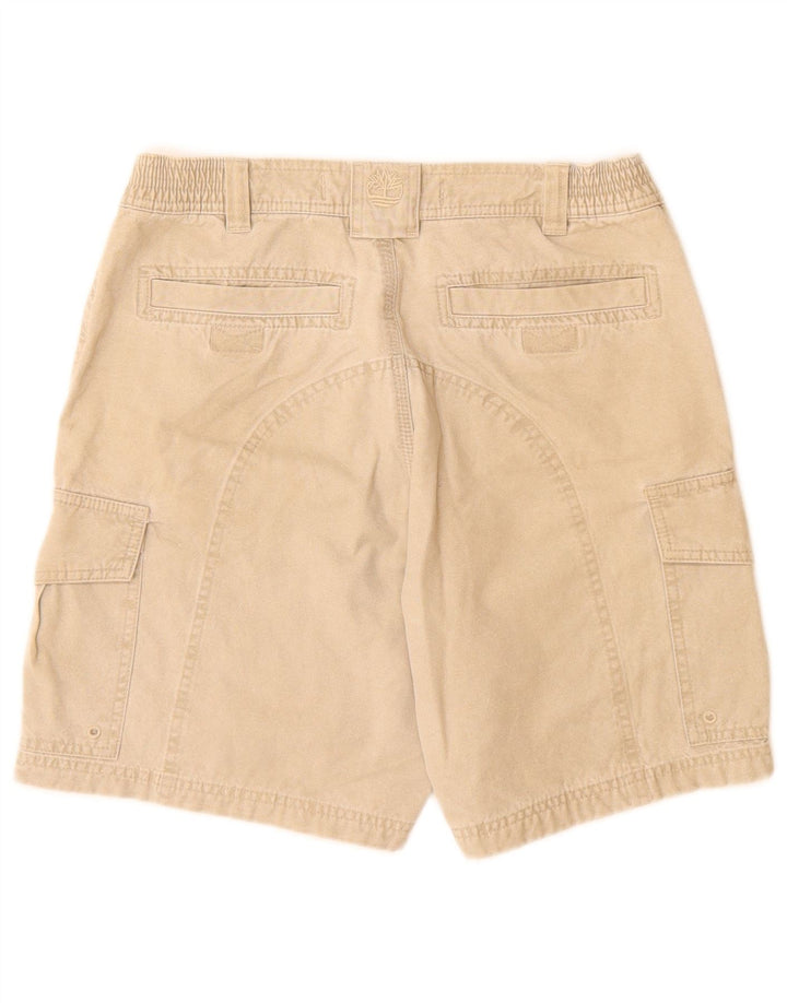 TIMBERLAND Mens Cargo Shorts W30 Medium Beige Cotton