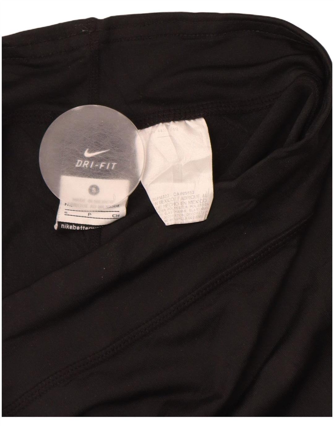 NIKE Womens Dri Fit Sport Shorts UK 10 Small  Black Polyester