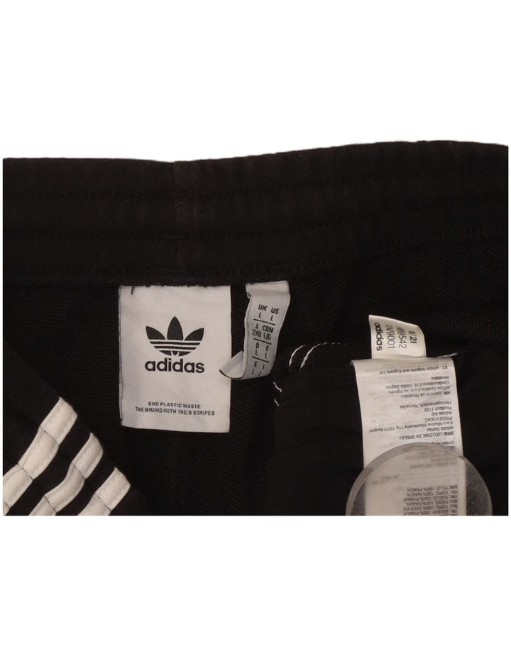 Adidas Mens Cargo Shorts Large Black Cotton