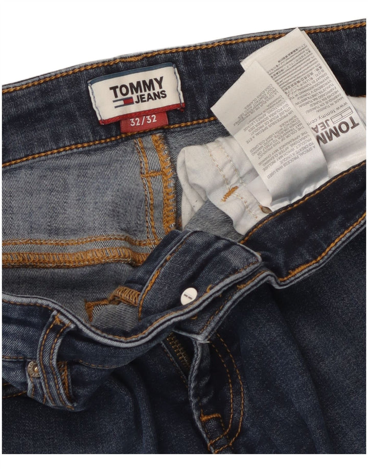 TOMMY HILFIGER Mens Slim Jeans W32 L32 Blue Cotton