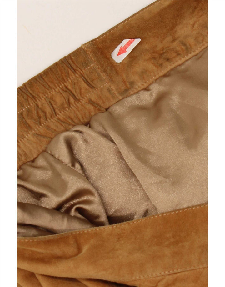 Vintage Mens Suede Jacket EU 54 XL Beige Leather