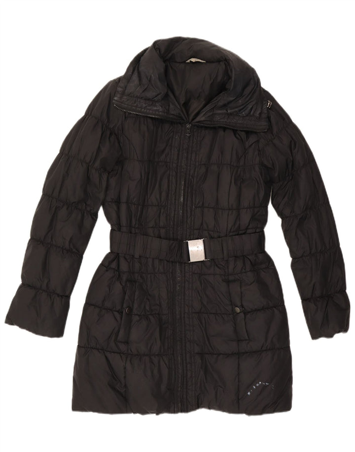 Marks & Spencer Womens Hooded Oversized Padded Coat UK 10 Small Black