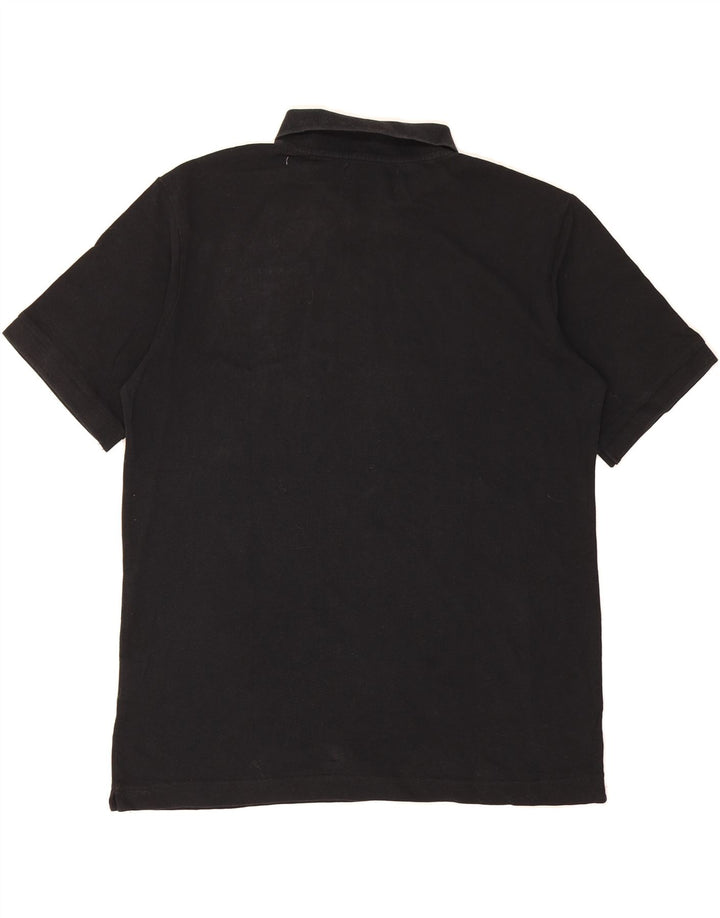 KAPPA Mens Polo Shirt Large Black Cotton Vintage Kappa and Second-Hand Kappa from Messina Hembry 