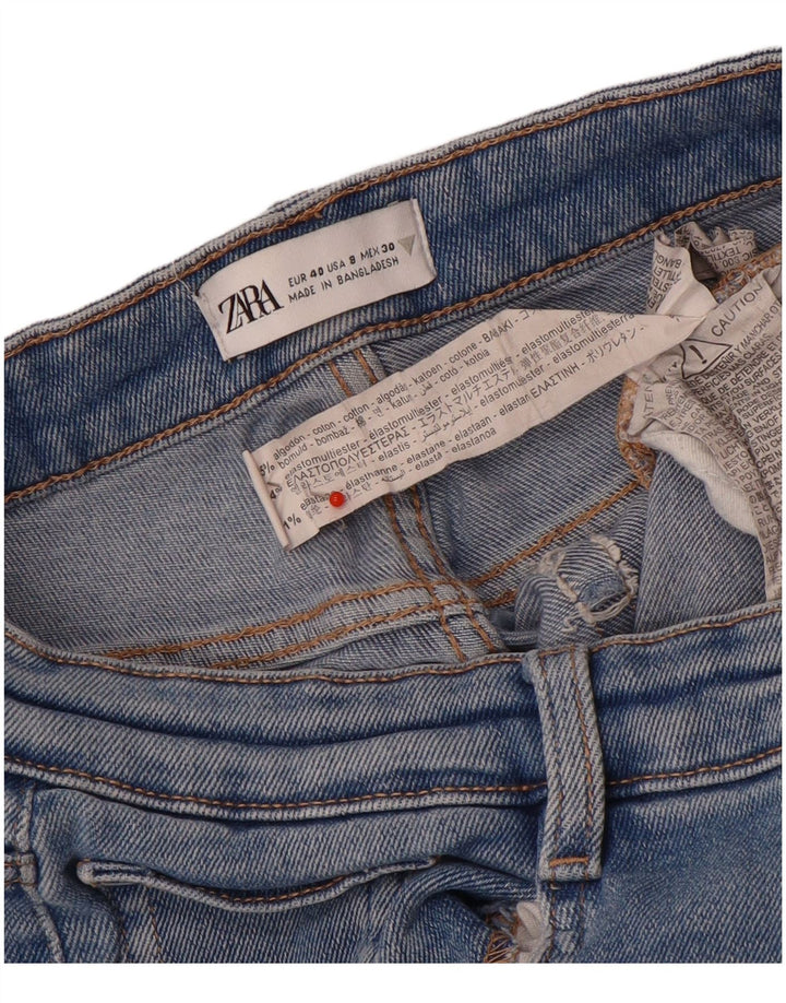 Zara Womens Tapered Jeans EU 40 Medium W30 L27 Blue Cotton