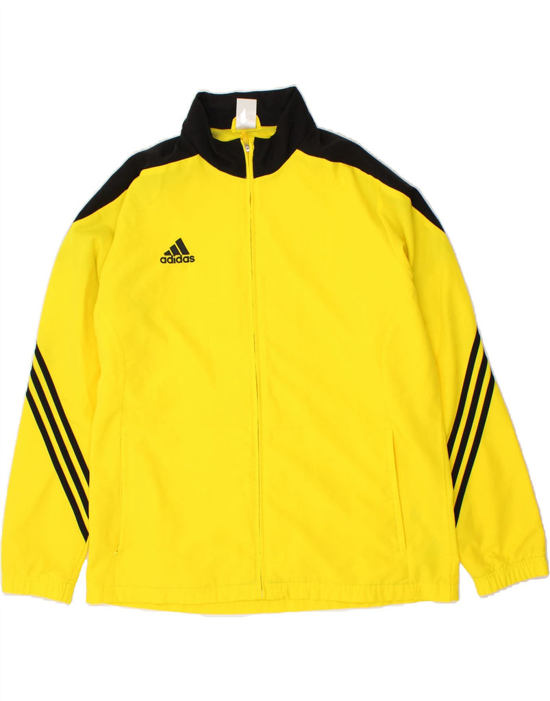 ADIDAS Mens Tracksuit Top Jacket XL Yellow Polyester | Vintage Adidas | Thrift | Second-Hand Adidas | Used Clothing | Messina Hembry 