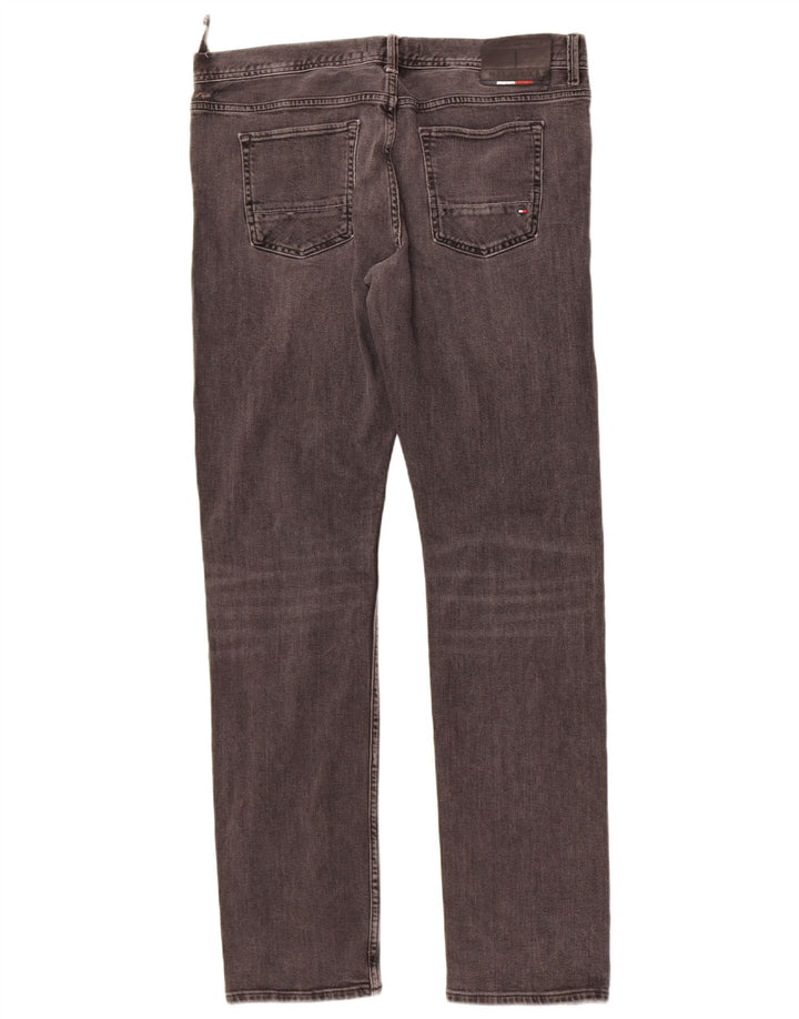 Tommy Hilfiger Mens Bleecker Slim Jeans W36 L34 Grey Cotton