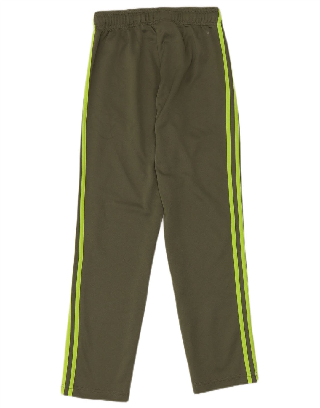 ADIDAS Boys Climalite Tracksuit Trousers 11-12 Years  Khaki Polyester