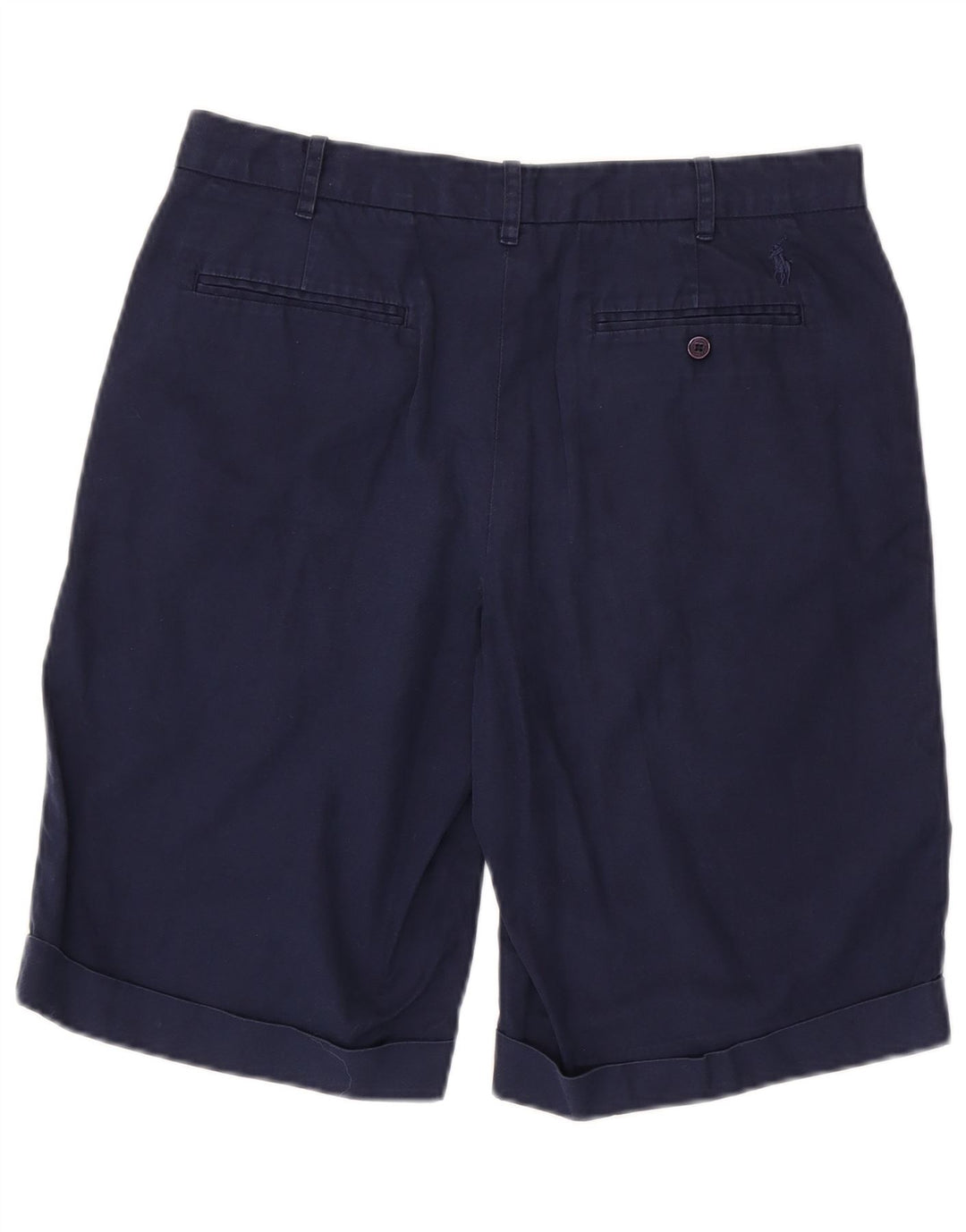 Ralph Lauren Womens Chino Shorts US 8 Medium W30 Navy Blue Cotton