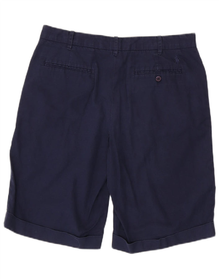 Ralph Lauren Womens Chino Shorts US 8 Medium W30 Navy Blue Cotton