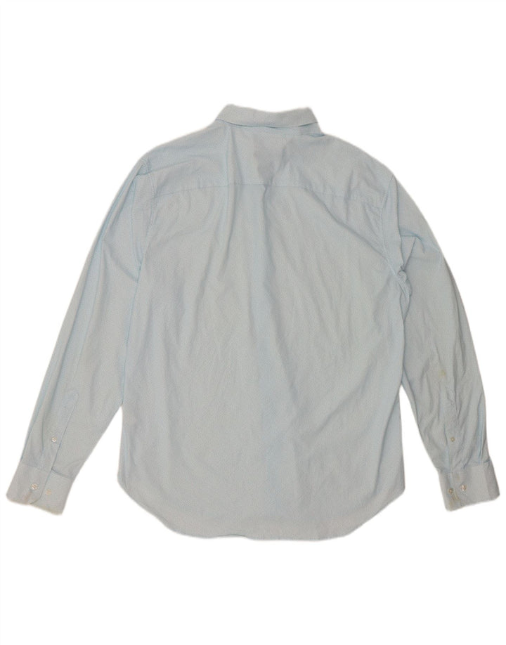 BONOBOS Mens Athletic Fit  Shirt Large Blue Spotted Nylon