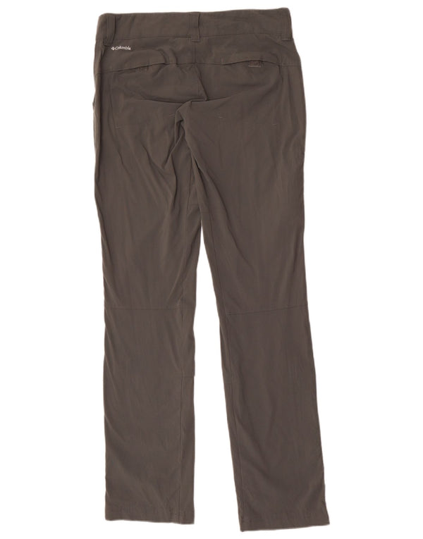 Columbia Womens Straight Cargo Trousers US 4 Small W30 L33 Grey Nylon