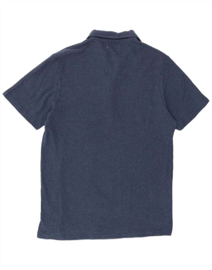 Farah Mens Polo Shirt Medium Navy Blue Cotton