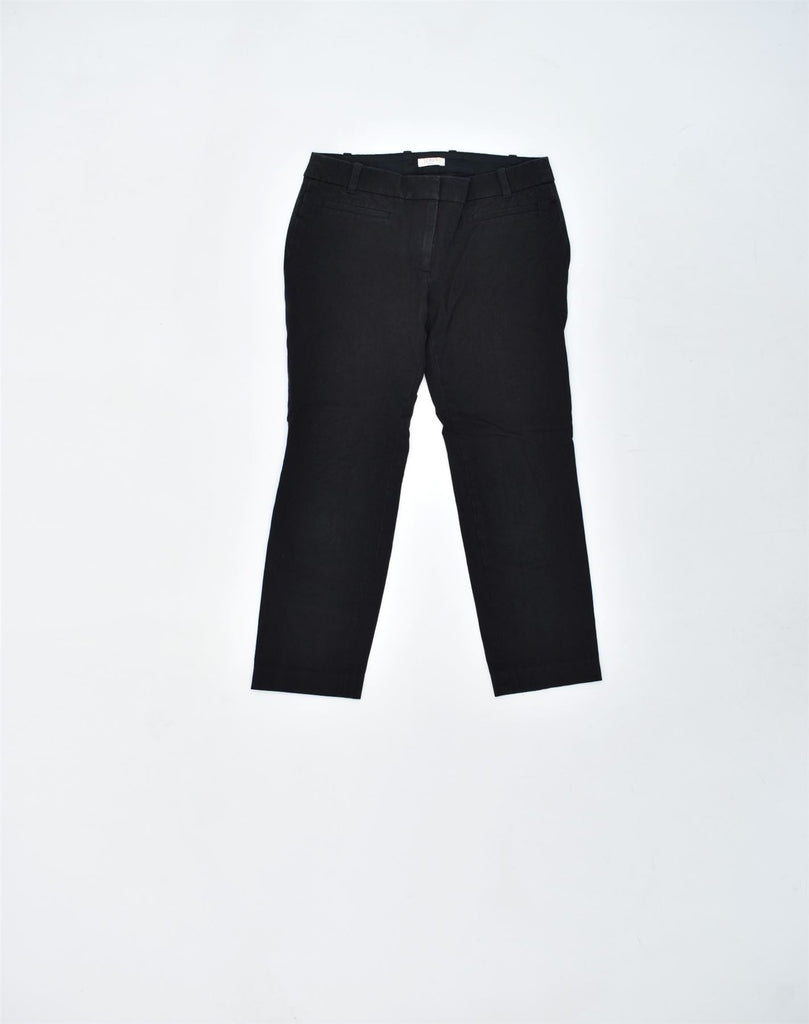 J. CREW Womens Stretch Capri Trousers US 00 2XS W26 L25 Black Cotton | Vintage | Thrift | Second-Hand | Used Clothing | Messina Hembry 