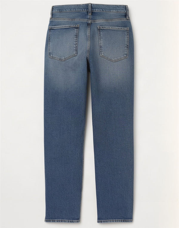 Mango Womens High Rise Slim Jeans UK 8 Small W26 L27 Blue Cotton