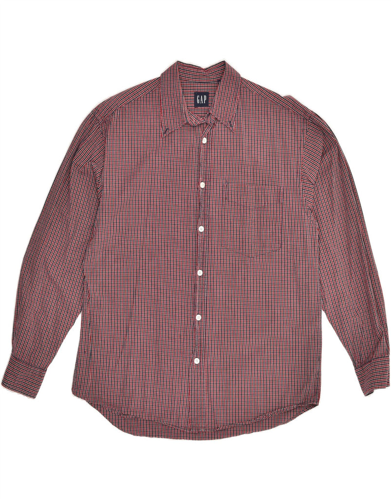 GAP Mens Shirt Medium Red Check | Vintage Gap | Thrift | Second-Hand Gap | Used Clothing | Messina Hembry 