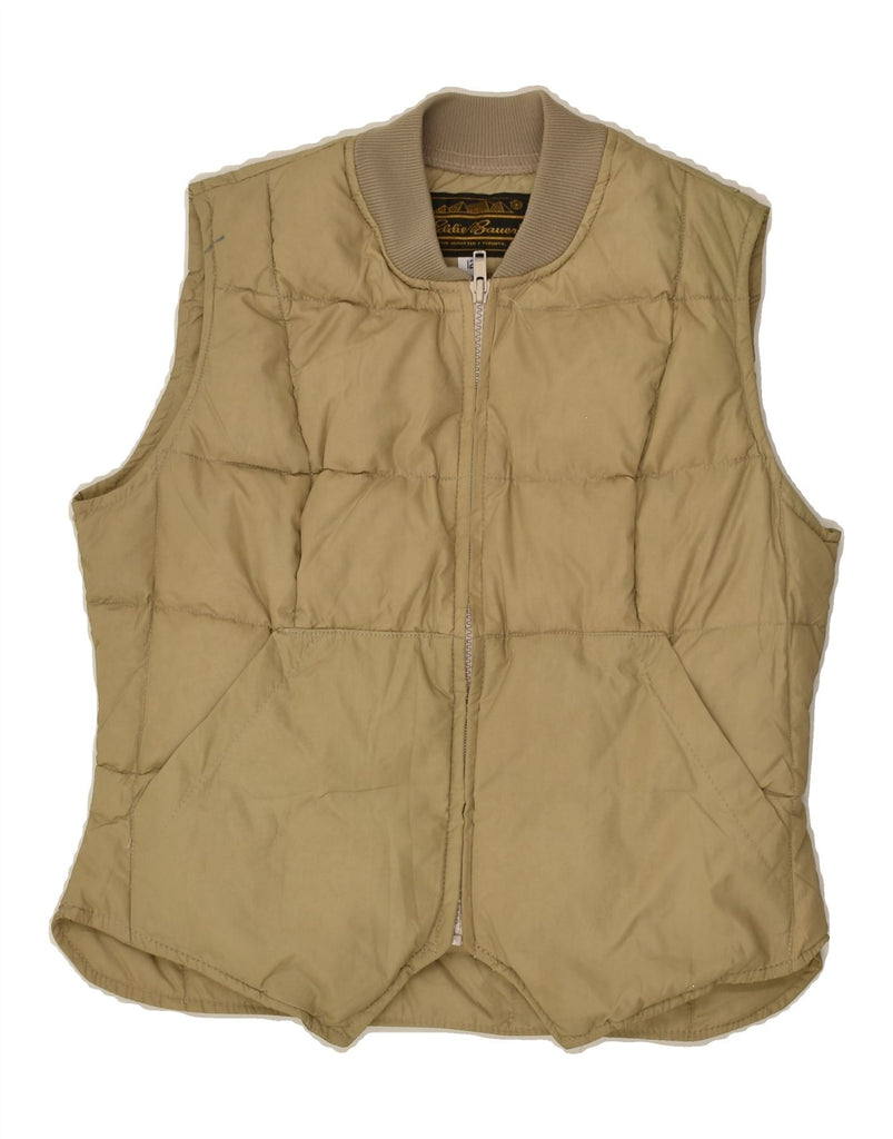 EDDIE BAUER Girls Padded Gilet 11-12 Years Beige | Vintage Eddie Bauer | Thrift | Second-Hand Eddie Bauer | Used Clothing | Messina Hembry 