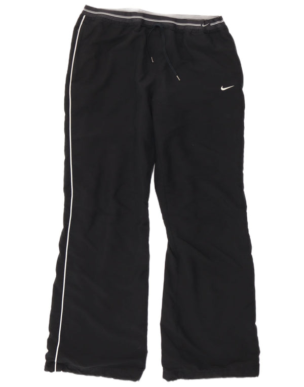 Nike Womens Tracksuit Trousers UK 14/16 Large Black Polyester
