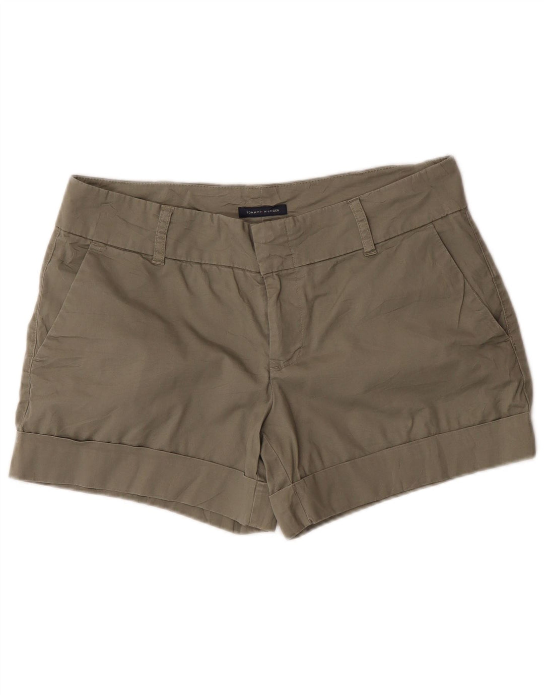 Tommy Hilfiger Womens Chino Shorts US 8 Medium W32  Khaki Cotton