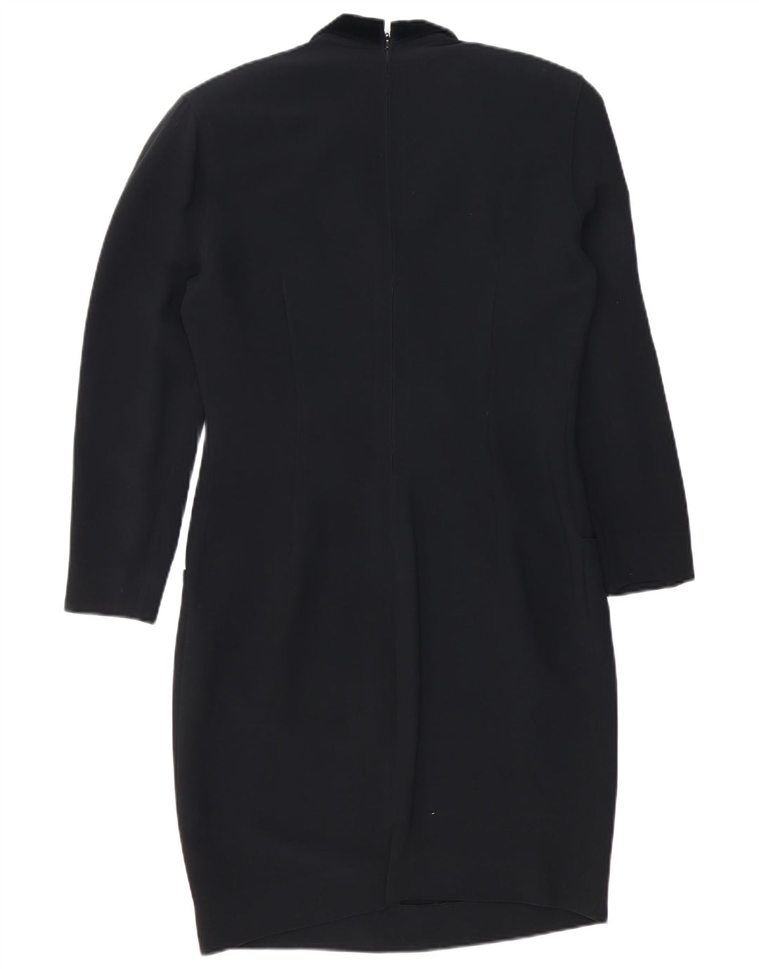 Les Copains Womens Long Sleeve Sheath Dress IT 44 Medium Black