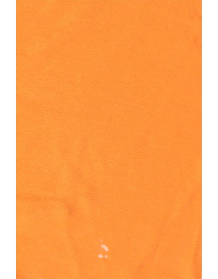 Ellesse Mens Graphic T-Shirt Top 2XL Orange Cotton