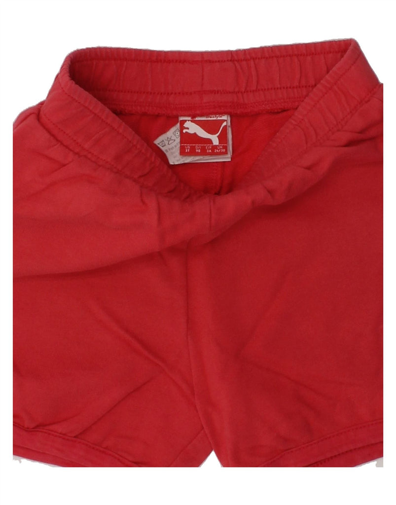 PUMA Girls Sport Shorts 2-3 Years Red Cotton | Vintage Puma | Thrift | Second-Hand Puma | Used Clothing | Messina Hembry 