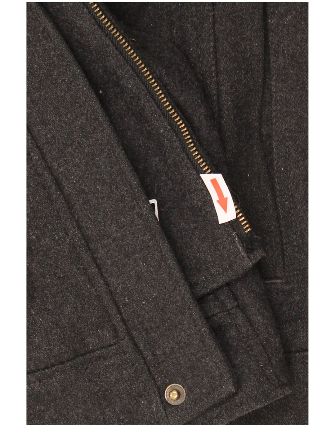 London Fog Mens Towne Bomber Windbreaker Jacket UK 38 Medium Grey Wool
